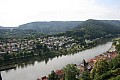 Le Neckar depuis le château de Hirschorn am Neckar