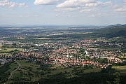 Vue de Balingen depuis le Lochestein
