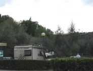 Piazza San Michelangelo vue du camping