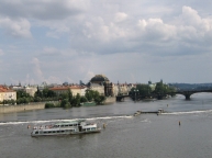 Vltava depuis le pont Charles